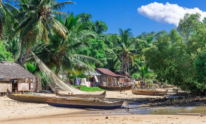 One of the many lodges found on Nosy Be Archipelago to enjoy, Madagascar