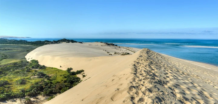 Beautiful views of the ocean and dunes can be enjoyed on a daily-basis in Mozambique
