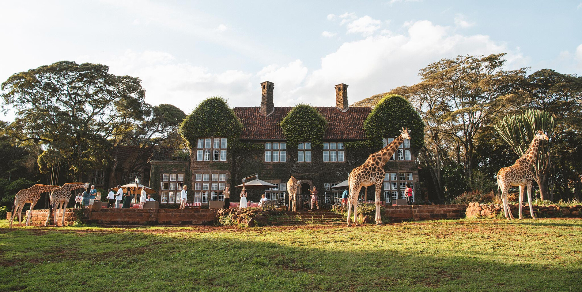Giraffe Manor Nairobi Safari Hotel Rhino Africa
